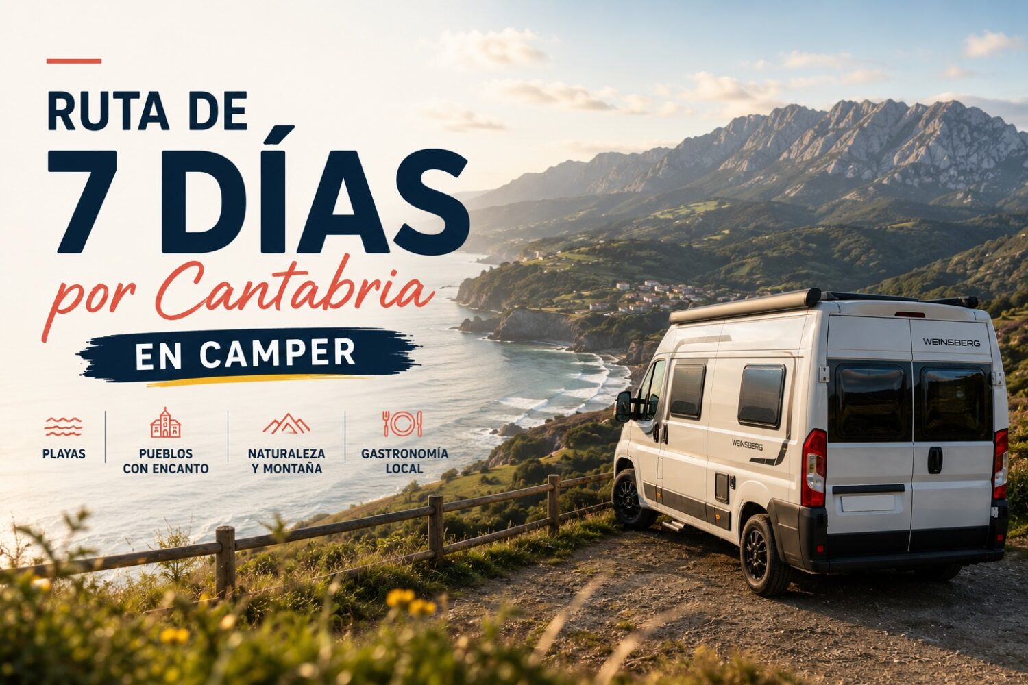 Ruta 7 dias camper Cantabria