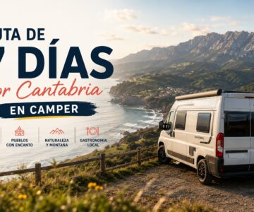 Ruta 7 dias camper Cantabria