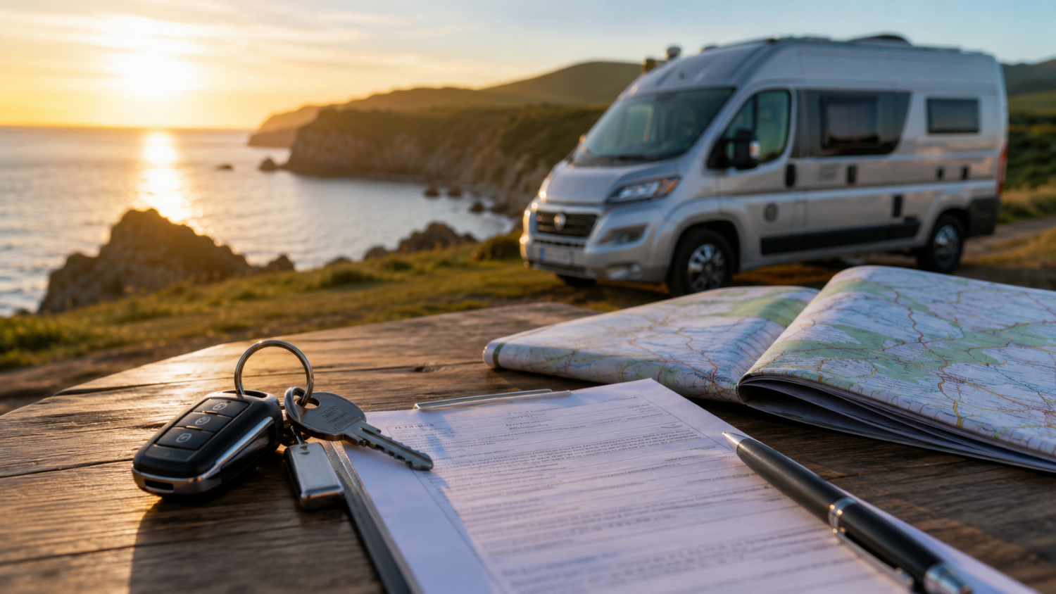 Fianza alquiler camper antes de iniciar un viaje por Cantabria