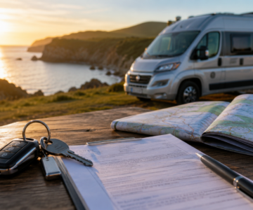 Fianza alquiler camper antes de iniciar un viaje por Cantabria